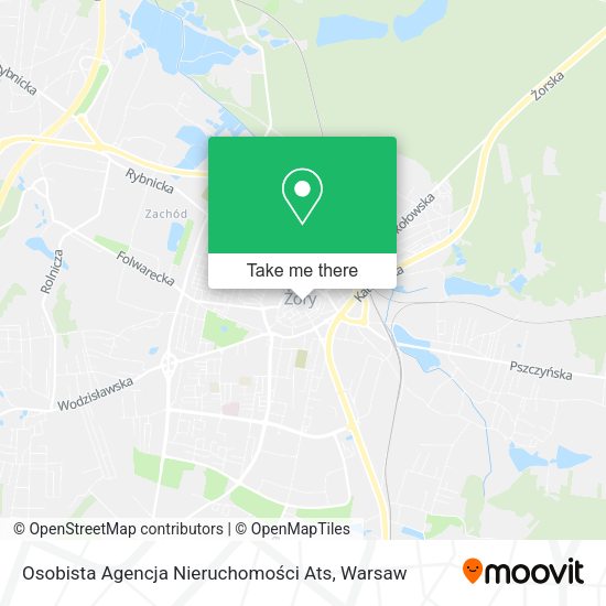 Osobista Agencja Nieruchomości Ats map