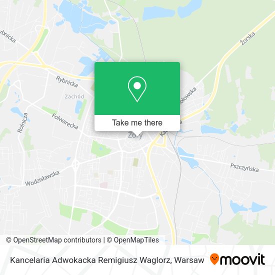 Kancelaria Adwokacka Remigiusz Waglorz map