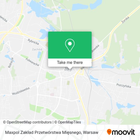 Maxpol Zakład Przetwórstwa Mięsnego map