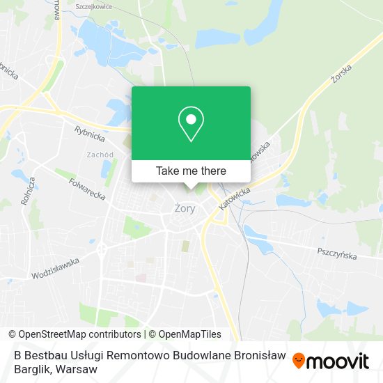 B Bestbau Usługi Remontowo Budowlane Bronisław Barglik map