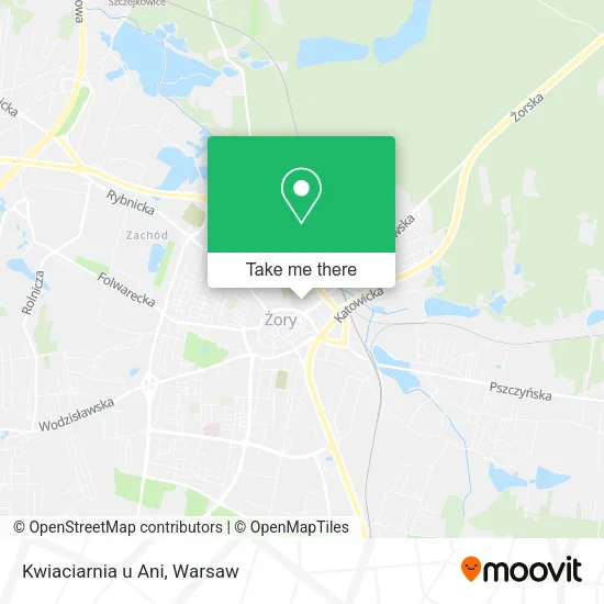 Карта Kwiaciarnia u Ani