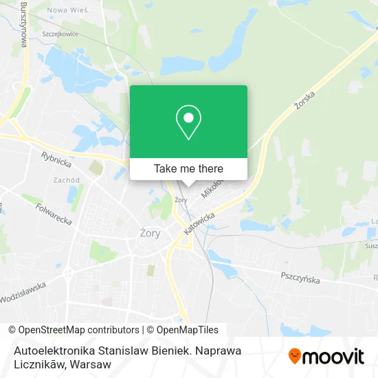 Карта Autoelektronika Stanislaw Bieniek. Naprawa Licznikãw