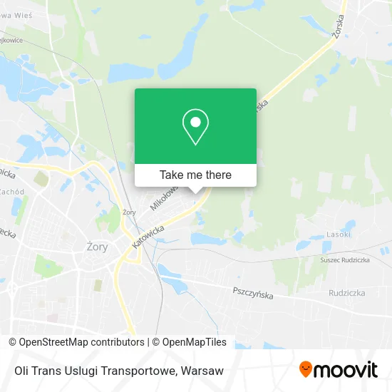 Карта Oli Trans Uslugi Transportowe
