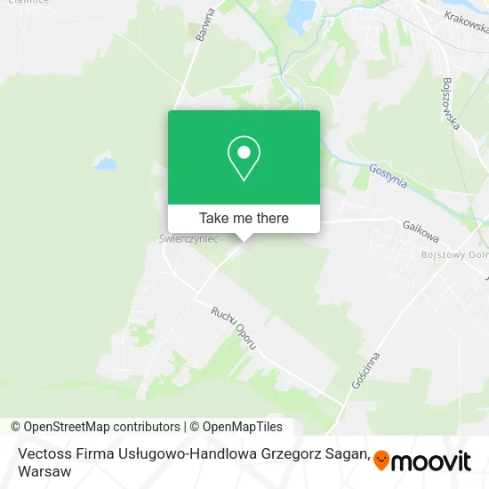 Vectoss Firma Usługowo-Handlowa Grzegorz Sagan map