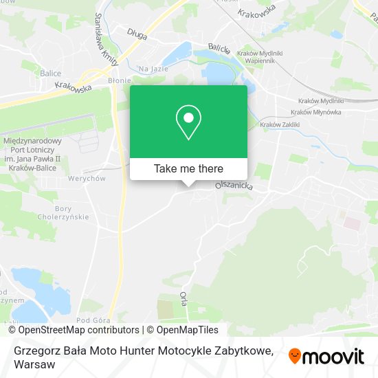 Карта Grzegorz Bała Moto Hunter Motocykle Zabytkowe