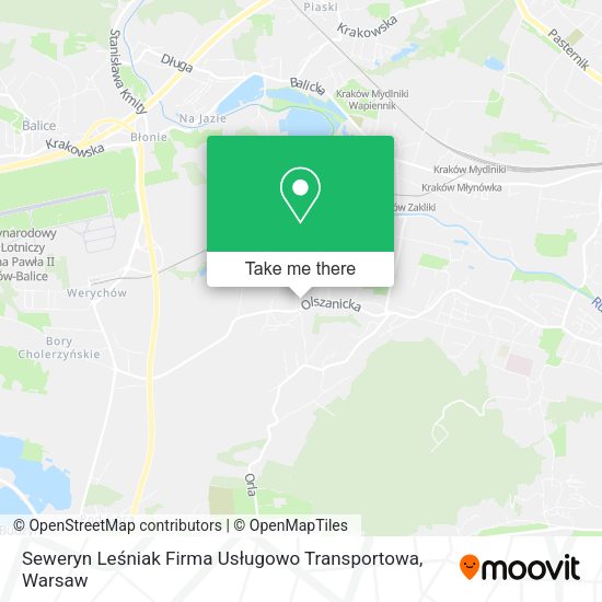 Seweryn Leśniak Firma Usługowo Transportowa map