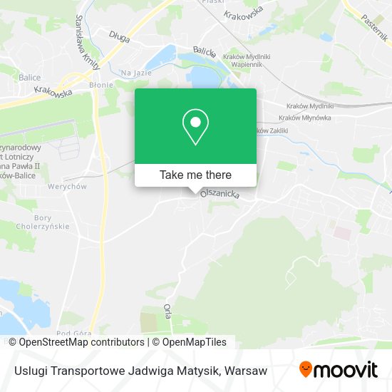 Uslugi Transportowe Jadwiga Matysik map