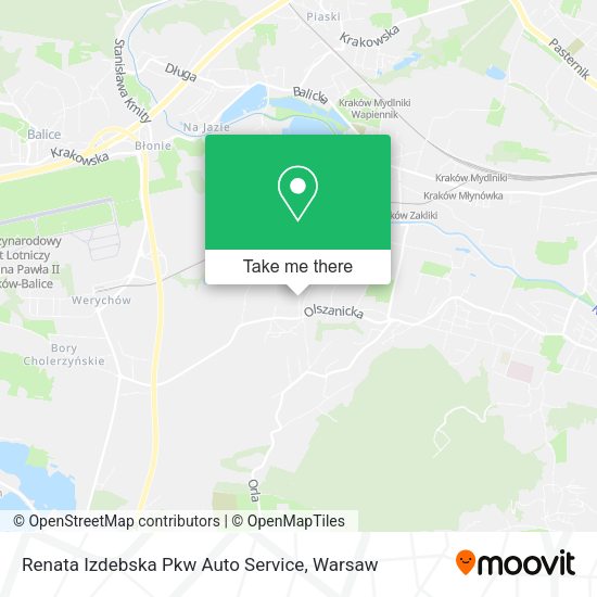 Карта Renata Izdebska Pkw Auto Service