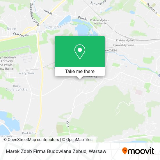 Marek Zdeb Firma Budowlana Zebud map