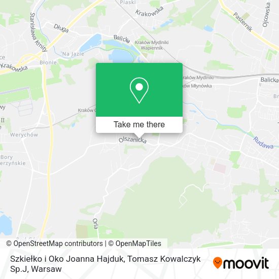 Szkiełko i Oko Joanna Hajduk, Tomasz Kowalczyk Sp.J map