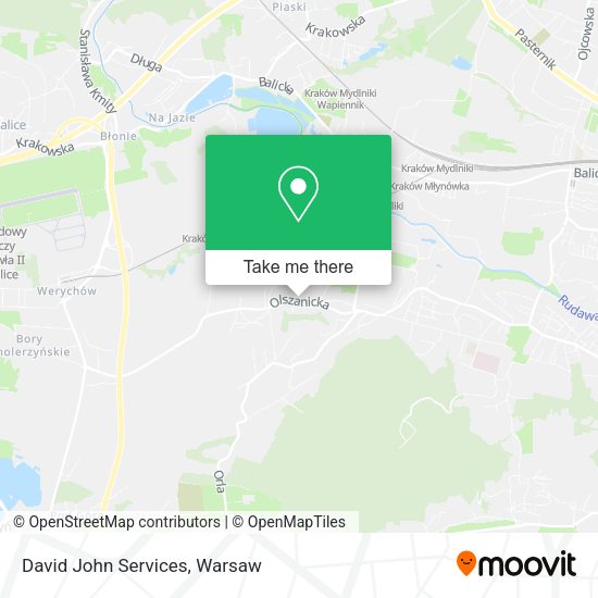 David John Services map