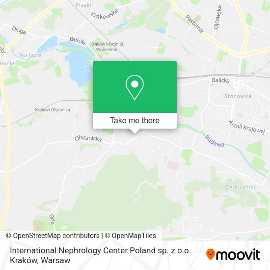 International Nephrology Center Poland sp. z o.o. Kraków map