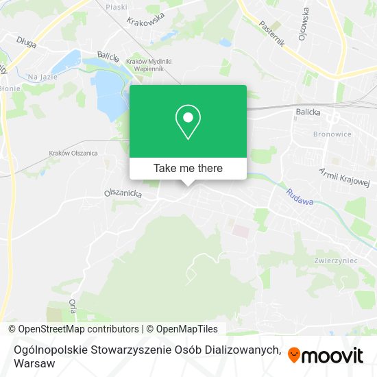 Карта Ogólnopolskie Stowarzyszenie Osób Dializowanych