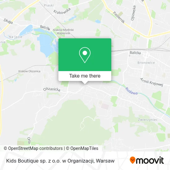 Карта Kids Boutique sp. z o.o. w Organizacji