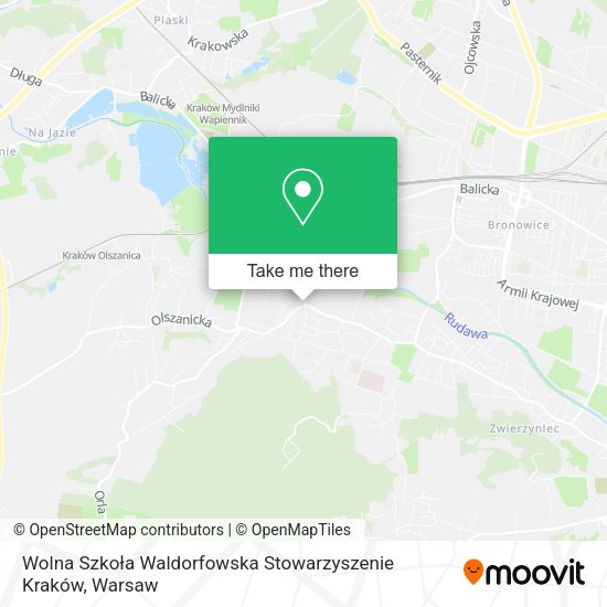 Wolna Szkoła Waldorfowska Stowarzyszenie Kraków map