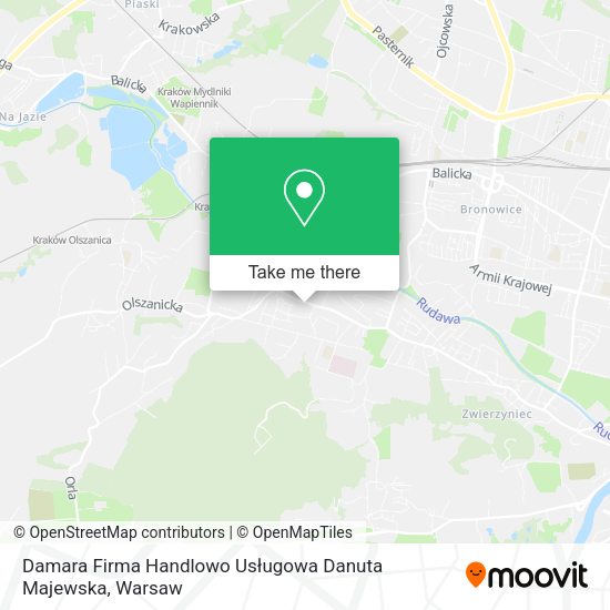 Damara Firma Handlowo Usługowa Danuta Majewska map