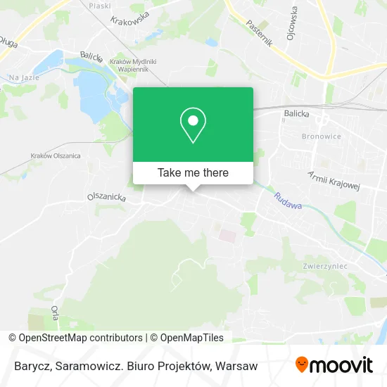 Карта Barycz, Saramowicz. Biuro Projektów
