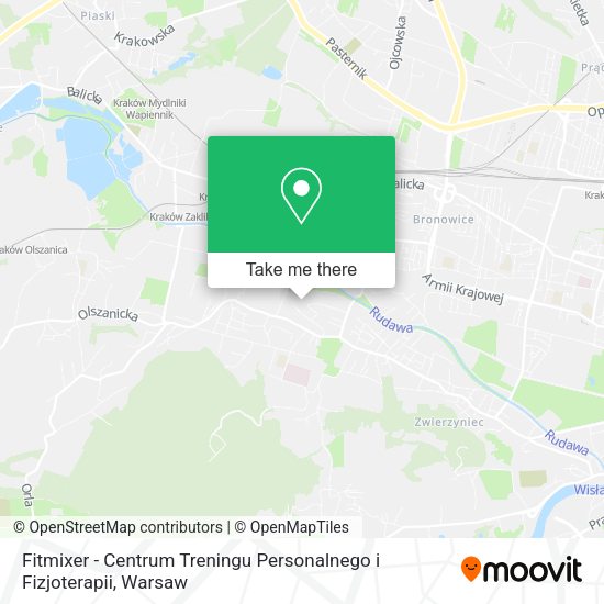 Fitmixer - Centrum Treningu Personalnego i Fizjoterapii map