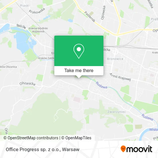 Карта Office Progress sp. z o.o.