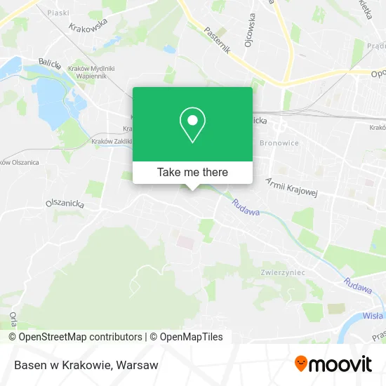 Карта Basen w Krakowie