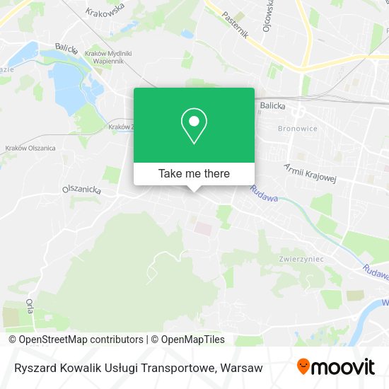 Ryszard Kowalik Usługi Transportowe map