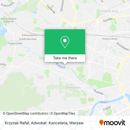 Krzyżak Rafał, Adwokat. Kancelaria map