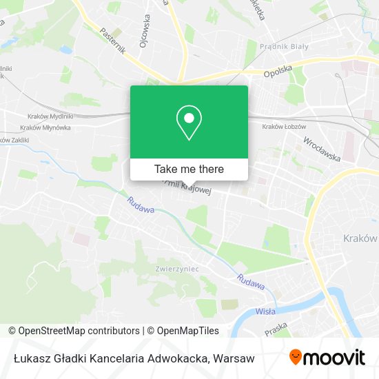 Łukasz Gładki Kancelaria Adwokacka map