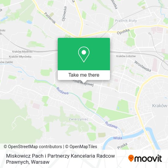 Miskowicz Pach i Partnerzy Kancelaria Radcow Prawnych map