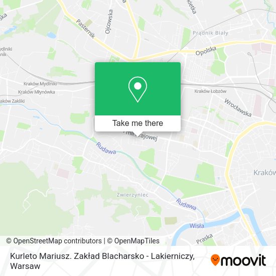 Kurleto Mariusz. Zakład Blacharsko - Lakierniczy map