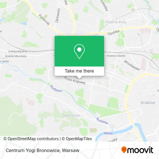 Centrum Yogi Bronowice map