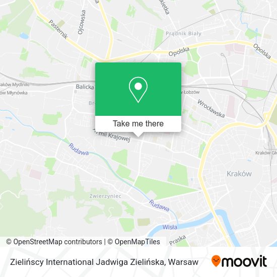 Zielińscy International Jadwiga Zielińska map