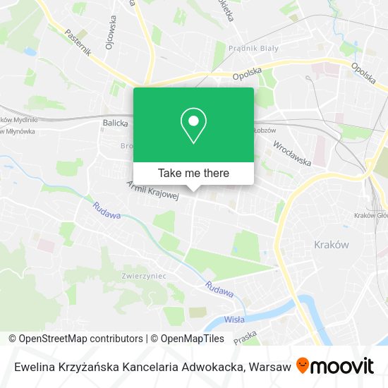 Ewelina Krzyżańska Kancelaria Adwokacka map