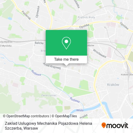 Zakład Usługowy Mechanika Pojazdowa Helena Szczerba map