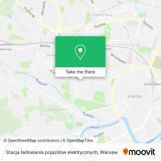 Stacja ładowania pojazdów elektrycznych map