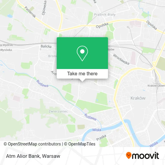 Atm Alior Bank map