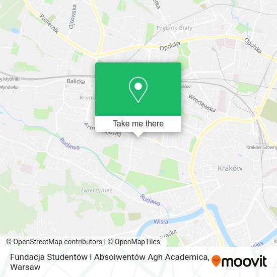 Fundacja Studentów i Absolwentów Agh Academica map