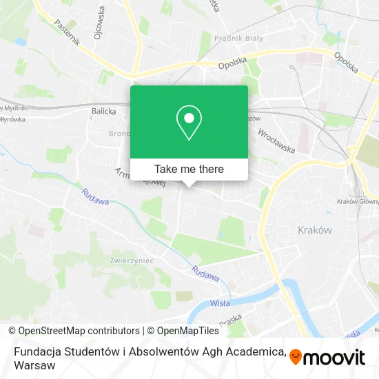 Fundacja Studentów i Absolwentów Agh Academica map