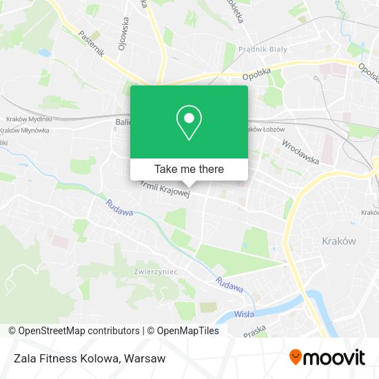 Zala Fitness Kolowa map