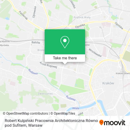 Robert Kulpiński Pracownia Architektoniczna Równo pod Sufitem map