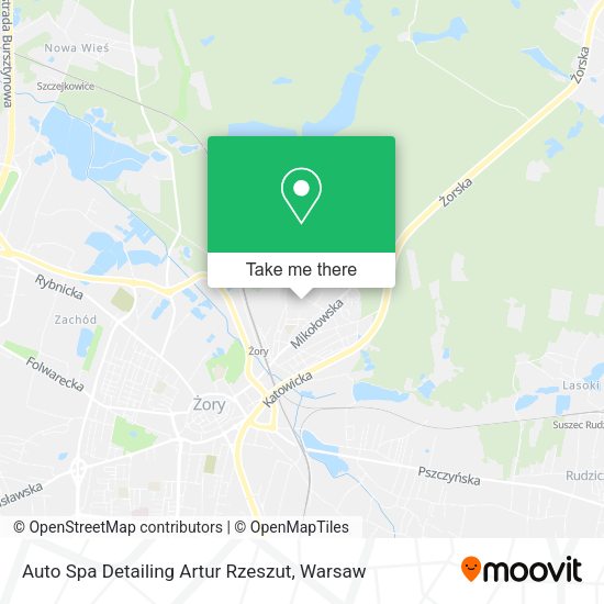 Auto Spa Detailing Artur Rzeszut map