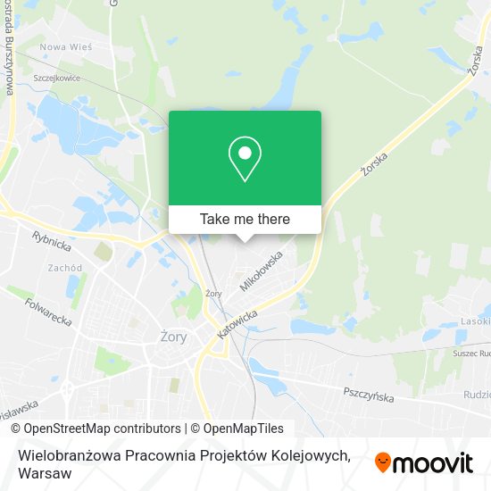 Wielobranżowa Pracownia Projektów Kolejowych map