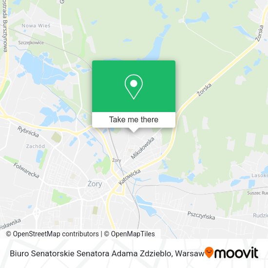 Biuro Senatorskie Senatora Adama Zdzieblo map