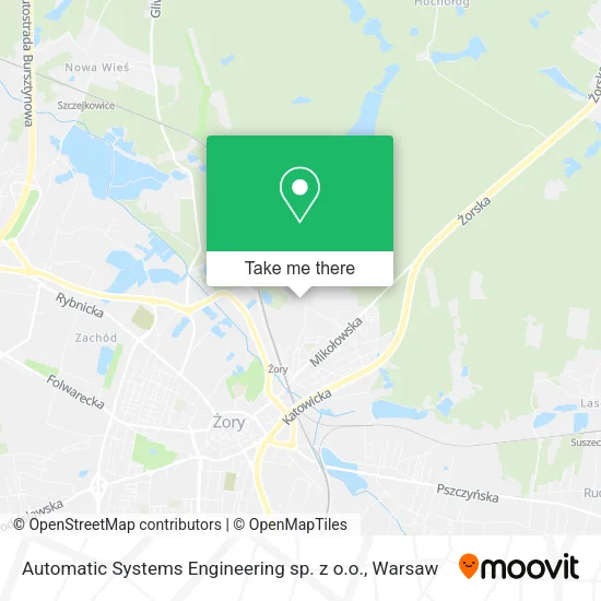 Карта Automatic Systems Engineering sp. z o.o.