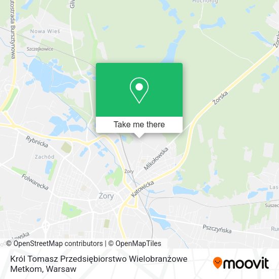 Król Tomasz Przedsiębiorstwo Wielobranżowe Metkom map