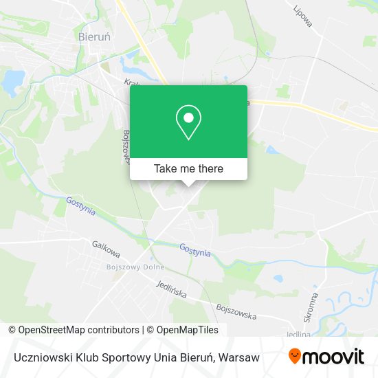 Uczniowski Klub Sportowy Unia Bieruń map