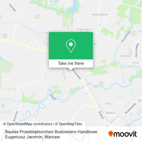 Bautex Przedsiębiorstwo Budowlano Handlowe Eugeniusz Jaromin map