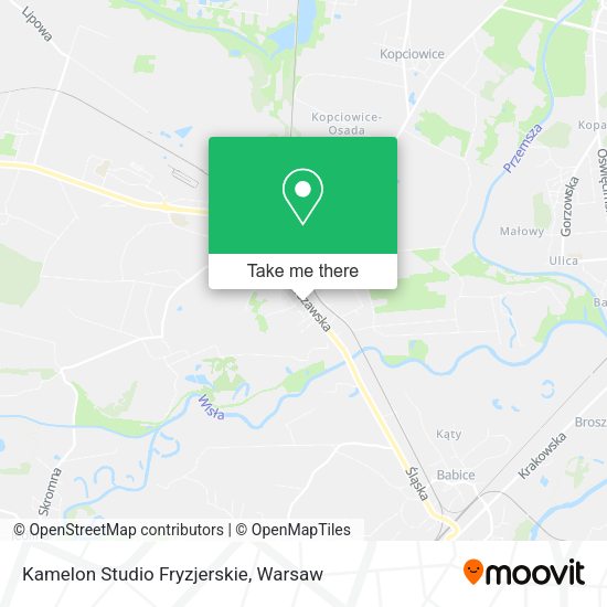 Kamelon Studio Fryzjerskie map