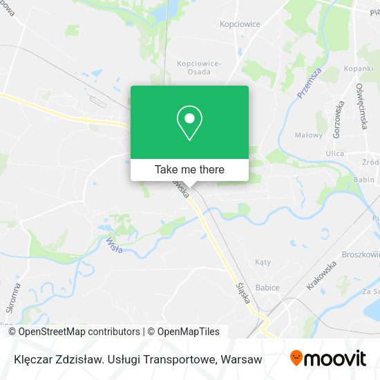 Klęczar Zdzisław. Usługi Transportowe map