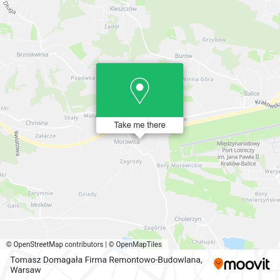 Tomasz Domagała Firma Remontowo-Budowlana map