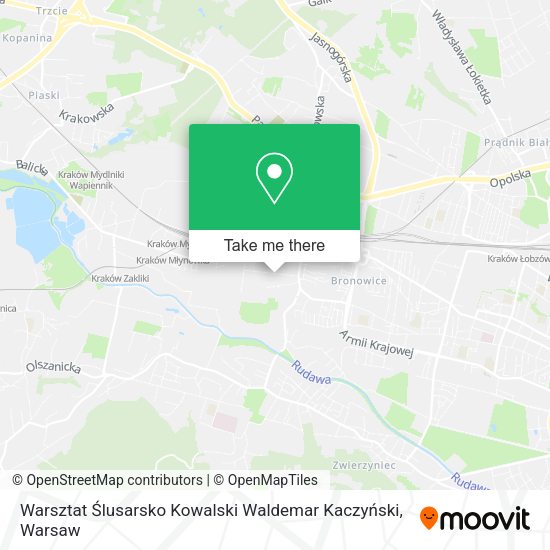 Warsztat Ślusarsko Kowalski Waldemar Kaczyński map